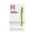 thumbnail image 1 of Staples TRU RED Pocket Highlighter with Grip Chisel Tip Yellow Dozen TR54580, 1 of 9