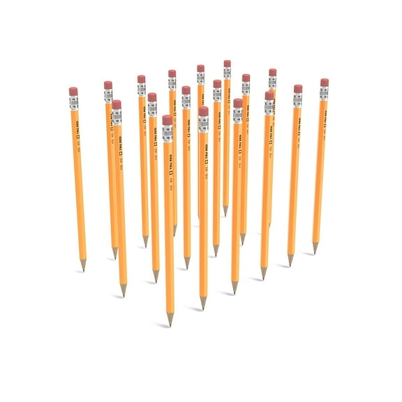 Staples TRU RED Pre-Sharpened Wooden Pencil 2.2mm #2 Medium Lead 144/Carton TR58560VS