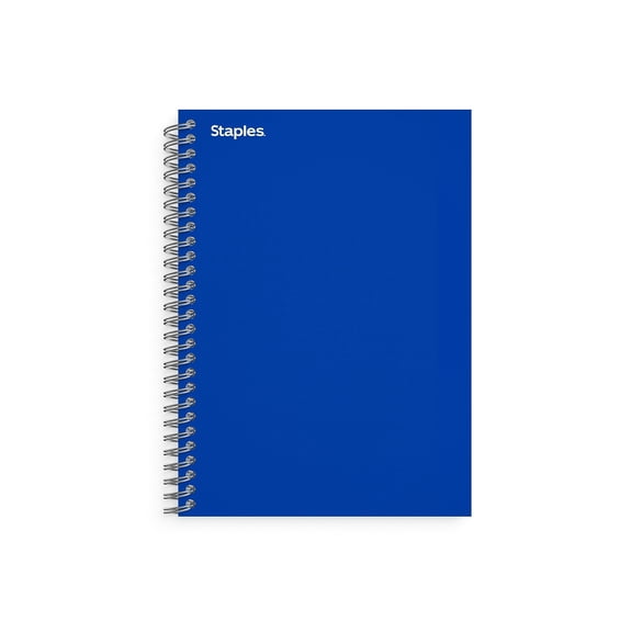 Staples TRU RED Premium 1-Subject Notebook 4.38" x 7" College Ruled 80 Sheets BE TR58348M