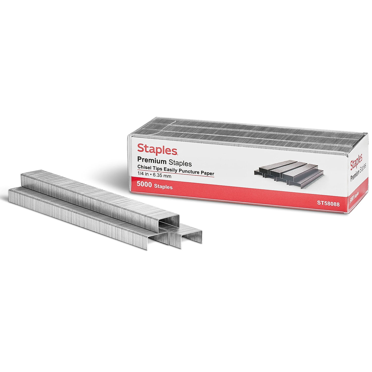 TRU RED Premium Staples 1/4