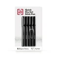 thumbnail image 1 of TRU RED Quick Dry Gel Pens Med Point 0.7mm Blk 5/Pack TR54476, 1 of 2
