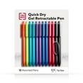 thumbnail image 1 of Staples TRU RED Retractable Quick Dry Gel Pens Fine Point 0.5mm Asst TR54491, 1 of 9