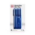 thumbnail image 1 of TRU RED Retractable Quick Dry Gel Pens Fine Point 0.5mm Blue 5/Pk TR54487, 1 of 3