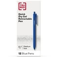 thumbnail image 1 of Staples TRU RED Retractable Quick Dry Gel Pens Med Point 0.7mm Blue Dozen TR54499, 1 of 2