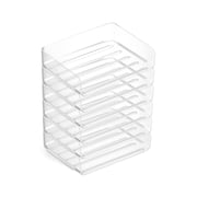 TRU RED Side Load Stackable Plastic Letter Tray Clear 6/Pack TR61976