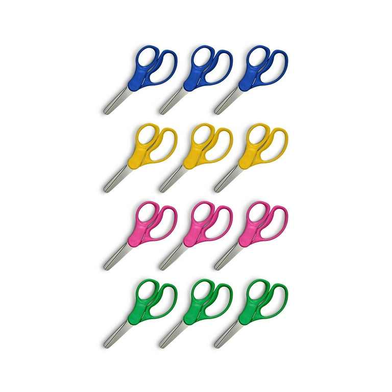Kids' Blunt Tip Stainless Steel Safety Scissors, 5 Kids' Blunt Tip Stainless Steel Safety Scissors, 5