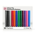 thumbnail image 1 of Staples TRU RED Tank Permanent Markers Chisel Tip Assorted TR54529, 1 of 9