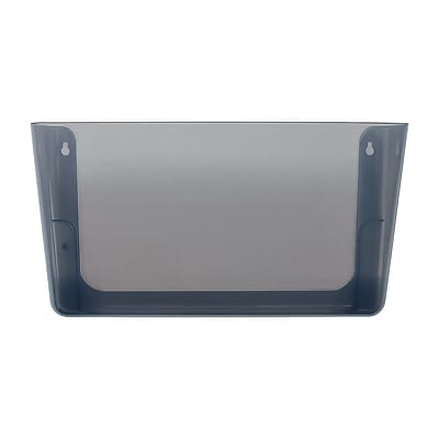Staples TRU RED Unbreakable Plastic Letter Wall File Smoke TR55343