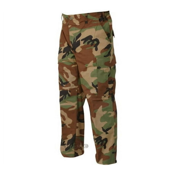 TRU-SPEC BDU Cotton/Nylon Ripstop Pants - Men's, Woodland Camo, Medium, Regular