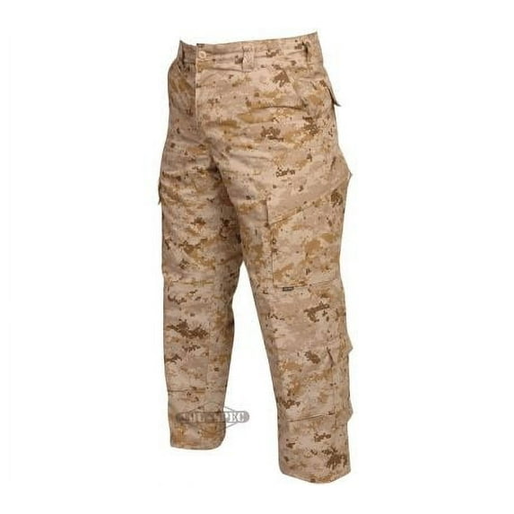 TRU Trousers Desert Digital 65/35 Poly, Cotton Rip-Stop, Medium Short