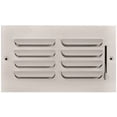 thumbnail image 1 of TRUAIRE 1 WAY FIXED CURVED BLADE WALL / CEILING REGISTER, 14 IN. X 8 IN., WHITE, 1 of 1