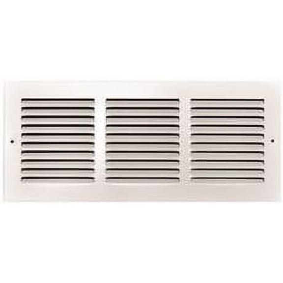 TRUAIRE STAMPED FACE RETURN AIR GRILLE, 30 IN. X 12 IN., WHITE