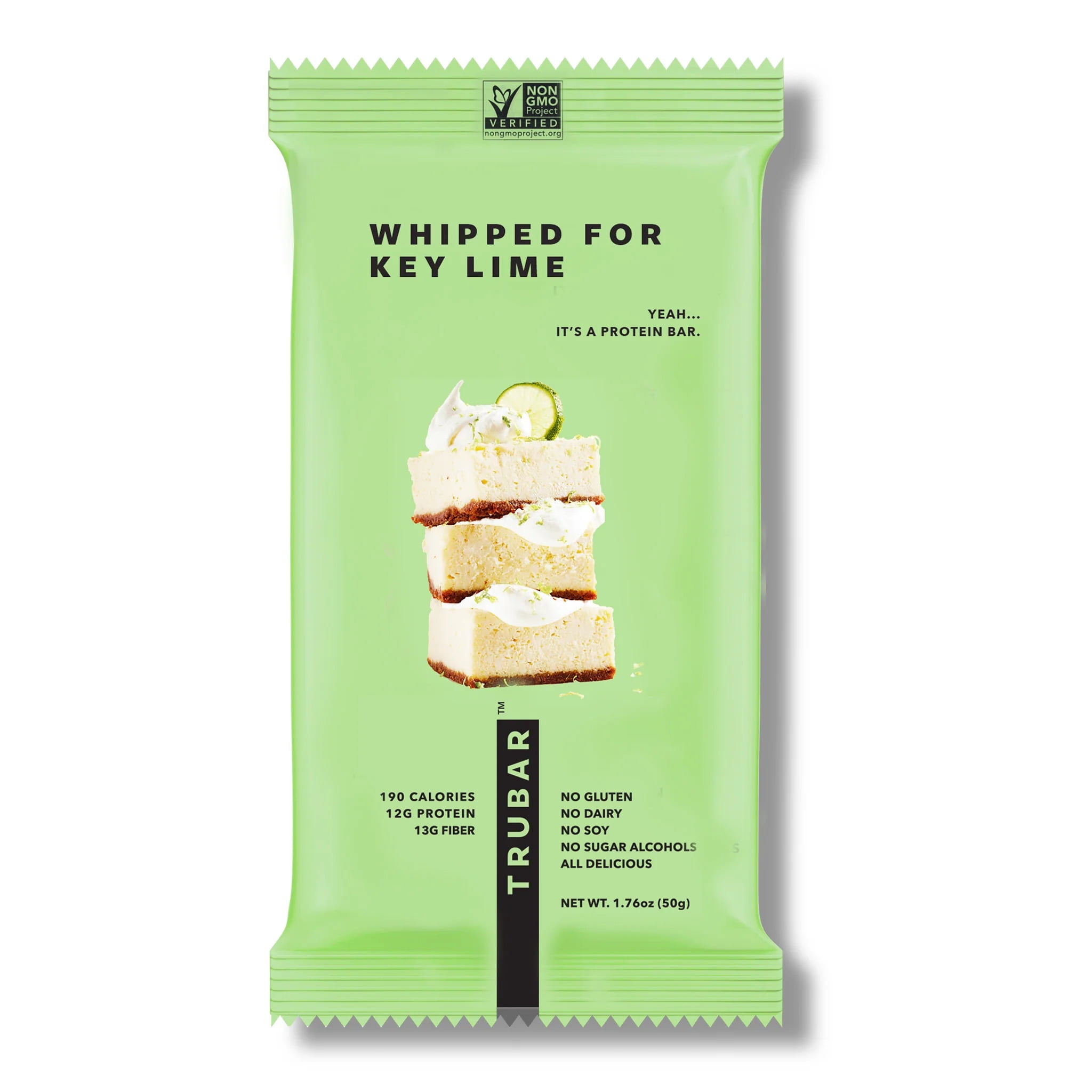 TRUBAR Whipped For Key Lime Vegan Protein Bar, Gluten Free, Plant