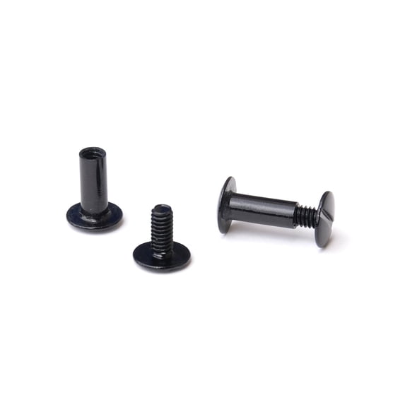 TRUBIND Chicago Screw and Post Sets - 5/8 inch Post Length - 3/16 inch ...