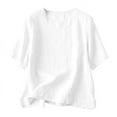thumbnail image 1 of TRUBKH 2 Piece Sets for Women Summer Linen Short Sets for Women Matching Sets Women Clothing Workout Sets for Women T Shirt & Elastic Waist Shorts Set Two Piece Matching Sets for Women D 2xl, 1 of 9