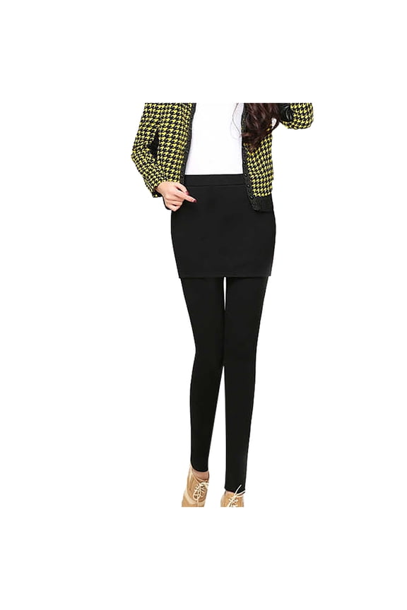 Athletic Skirts with Leggings Skirted Legging for Women Skirt Pants for Women Mini Skirt Golf Skorts Skirts Fleece Skirt Tennis Leggings Black S