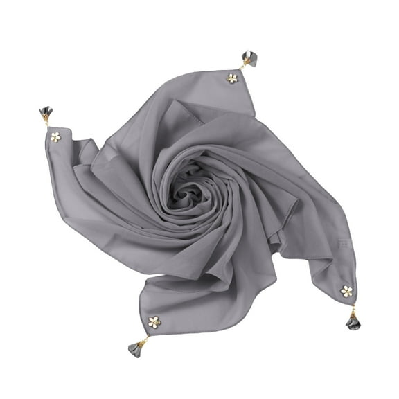 TRUBKH Bag Scarf Neck Scarf for Women Hair Scarf for Women Silk Bandana Silk Scarf Hair Scarf Silk Head Scarf Gray One Size