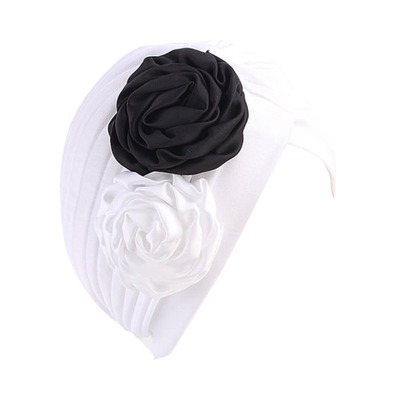 TRUBKH Bandana Beanie for Women Running Headband Head Scarf for Women Silk Headband Bandana Headbands for Women Silk Scarf for Women Hair Boho Headbands for Women White One Size