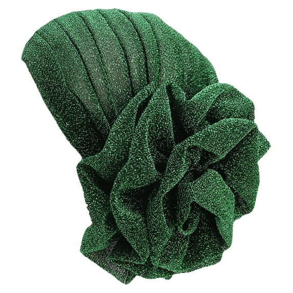 TRUBKH Bandanas for Women Silk Bonnet Bandana Headbands for Women Workout Headbands for Women Boho Headbands for Women Silk Hair Wrap Head Scarves Green S