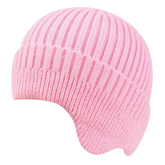 TRUBKH Beanie for Men Women Knit Hats for Women Cycling Cap Beanie Hat Crochet Skull Cap Warm Hat Lined Beanie Winter Beanie Bonnet for Sleeping Slouchy Beanie Ski Hat Unisex Beanie Pink One Size