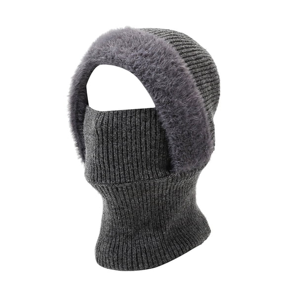 TRUBKH Beanie for Women Cable Knit Beanie Winter Beanie Ski Hat Knit Cuffed Beanie Outdoor Sport Daily Bonnet for Sleeping Cute Beanie Elasticity Soft Running Hat Warm Hat Womens Hats Gray One Size