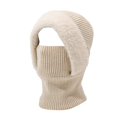 thumbnail image 1 of TRUBKH Beanie for Women Heated Hat Running Hat Slouchy Beanie Winter Hats Cute Beanie Double Layer Winter Hat Cable Knit Beanie Ski Hat Lightweight Beanie Hat Hats for Women Beige One Size, 1 of 3