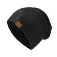 thumbnail image 1 of TRUBKH Beanie for Women Skull Cap for Locs Mens Beanie Summer Beanie Skull Cap Winter Hats for Women Summer Beanie for Men Black M, 1 of 6