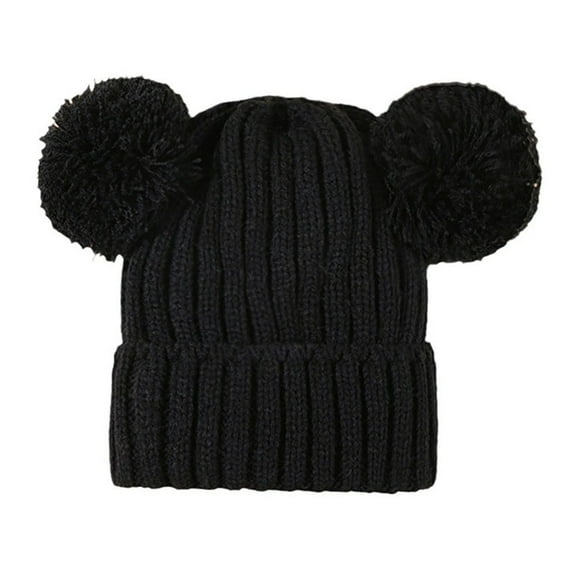 TRUBKH Beanies Skull Cap Camo Beanie Skull Cap for Locs Winter Hat Winter Hats for Women Mens Beanie Black One Size