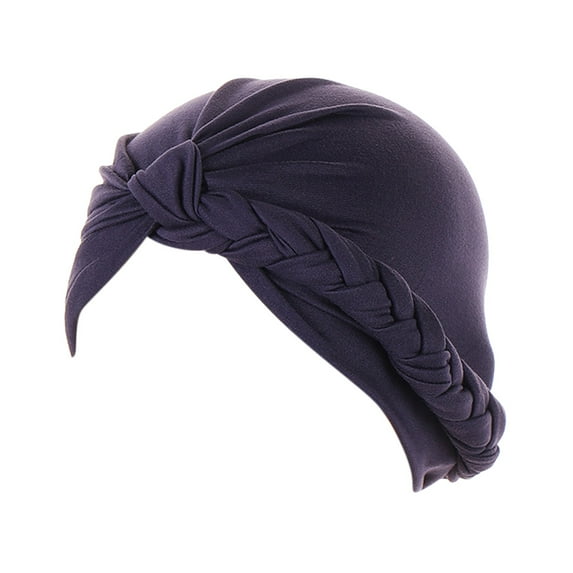 TRUBKH Beanies Workout Headbands for Women Running Headband Head Coverings for Women Workout Headbands Headband Scarf Towel Wrap Navy One Size