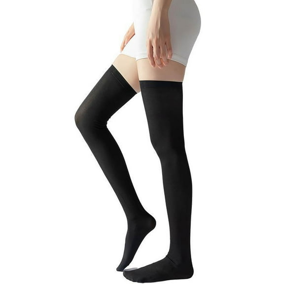 TRUBKH Breathable Socks Women Women’s Socks Thigh Highs Thigh High Compression Stockings Thigh High Socks Breathable Socks Womens Socks Black A