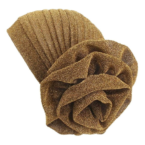 TRUBKH Caps for Women Hair Towels for Women Hair Towel Head Scarfs Hair Towel Wrap for Women Headwraps for Women Skull Cap Gold S