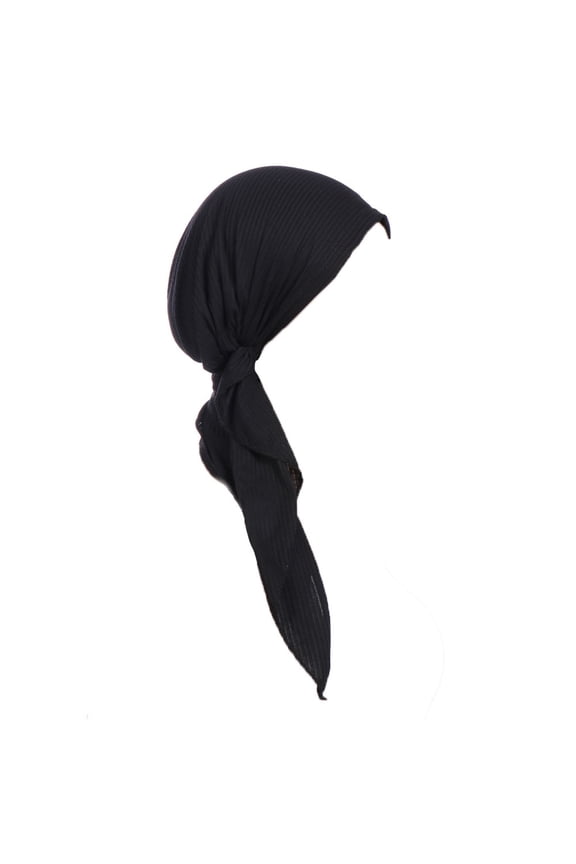 Chemo Headwear for Women Hair Towel Wide Headbands for Women Hair Towel Wrap Headband Scarf Hair Bonnet Head Scarfs Black One Size