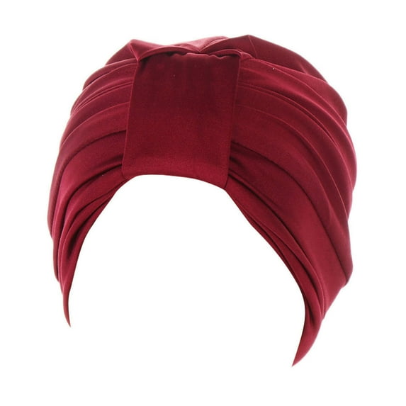 TRUBKH Chemo Headwear for Women Silk Bonnet Bandanas for Women Head Bandana Boho Headbands for Women Head Wraps Hair Scarves for Women Wine One Size