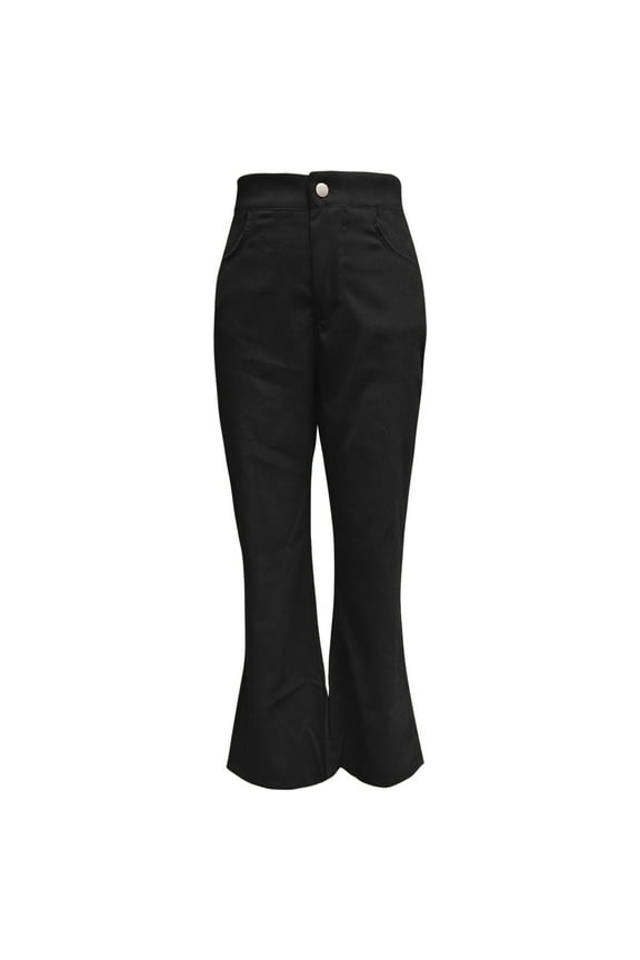 Corduroy Pants Women Baggy Pants Bellbottoms Pants for Women Baggy Cargo Pants Jogger Pants Wool Pants for Women Black 2xl