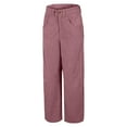 thumbnail image 1 of TRUBKH Corduroy Pants Women Barrel Pants Women Wide Leg Sweat Pants Cargo Jeans Cargo Sweatpants Flare Pants Wool Pants for Women Pink L, 1 of 3