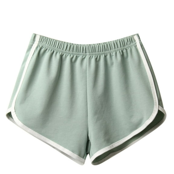 TRUBKH Cotton Shorts for Woman,booty Shorts for Women,yoga Shorts for Women,gym Shorts,sleep Shorts Women,women Beach Short Pants Casual Sport Shorts Summer Pants Green S