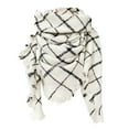 thumbnail image 1 of TRUBKH Crochet Shawl Chiffon Scarf Sheer Shawl Capes for Women Winter Scarf Women Scarves Shawls and Wraps Beige One Size, 1 of 3