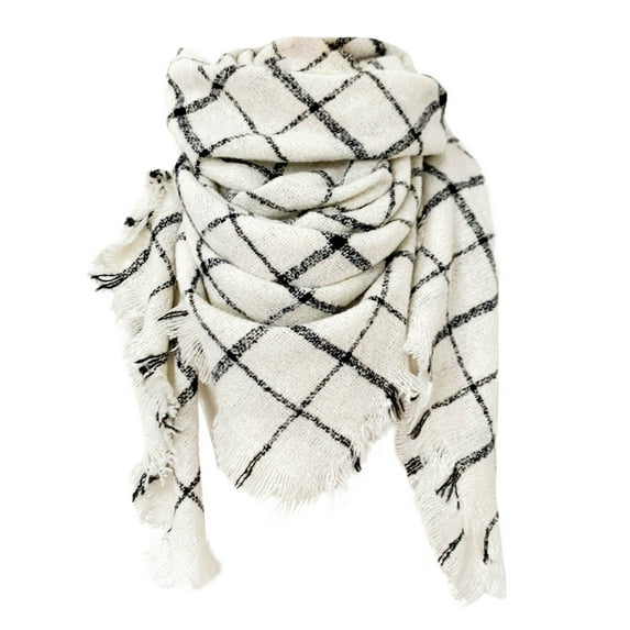 TRUBKH Crochet Shawl Chiffon Scarf Sheer Shawl Capes for Women Winter Scarf Women Scarves Shawls and Wraps Beige One Size