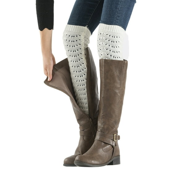 TRUBKH Cycling Socks Men's Socks Women's No Show Socks Mens Socks No Show Knee High Compression Socks Cotton Compression Socks Running Socks Women White One Size