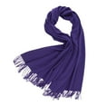 thumbnail image 1 of TRUBKH Fall Scarves Plaid Scarf Warm Scarf Thick Scarf Winter Scarf Scarves for Women Winter Scarves for Women One Size Purple One Size, 1 of 7