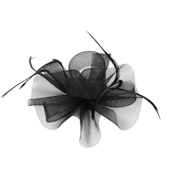 TRUBKH Feather Headpiece Fascinators Hats for Women Tea Party Hat Tea Hats for Women 2025 Women's Fascinators High Tea Hats for Women Fascinators for Women Black One Size