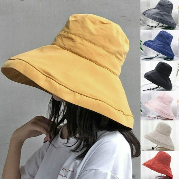TRUBKH Fedora Hats for Women Hats Men Mens Sun Hats Womans Hat Bucket Hats for Woman sun hats for women Womens Hats Baseball Caps Yellow One Size
