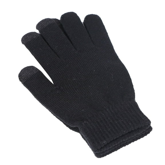 TRUBKH Fingerless Gloves Men Cotton Gloves Womens Warm Gloves Finger Gloves Gloves for Women Thermal Gloves for Men Warm Gloves for Women Black One Size