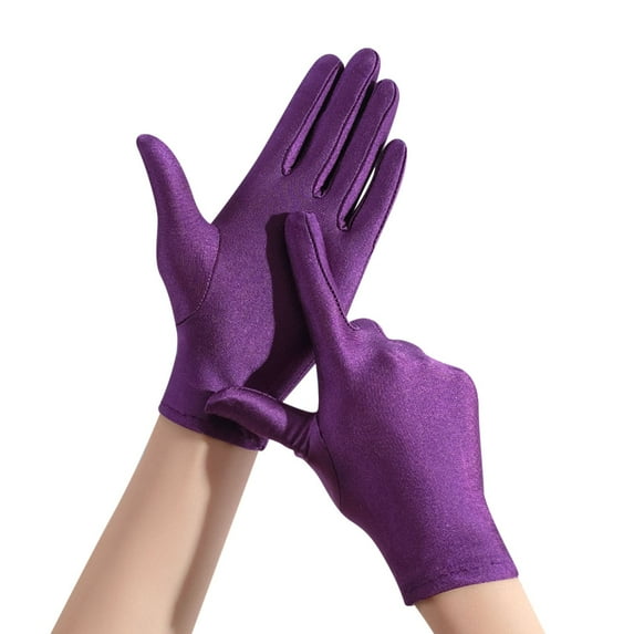TRUBKH Fingerless Gloves Men Fingerless Gloves for Women Warm Gloves Women Warming Gloves Warm Winter Gloves for Women Gloves for Women Gloves for Men Purple One Size