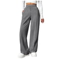 thumbnail image 1 of TRUBKH Fleece Pants Women High Waisted Pants for Women Pants for Women Trendy Thermal Leggings for Women Fleece Tights for Women Stretchy Pants for Women Thick Leggings for Women Dark Gray 2xl, 1 of 9