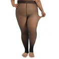 thumbnail image 1 of TRUBKH Fleece Tights for Women Plus Size Tights Thigh High Stockings for Women Jeggings for Women Seamless Leggings for Women Compression Pants Fleece Tights Dark Gray 2xl, 1 of 9