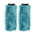 thumbnail image 1 of TRUBKH Fuzzy Leg Warmers Leg Warmers Leg Warmer Warm Socks for Women Knee High Socks for Women Knee Socks Long Socks for Women Blue M, 1 of 6
