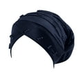 thumbnail image 1 of TRUBKH Hair Scarves for Women Headwraps for Women Wide Headband Head Bandana Sweatbands for Women Womens Head Scarf Head Scarves Navy One Size, 1 of 3