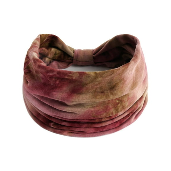TRUBKH Head Wraps for Women Boho Headbands for Women Wide Headband Sweat Bands Headbands Men Headbands for Men Cloth Headbands for Women Sweat Headbands for Women Red One Size
