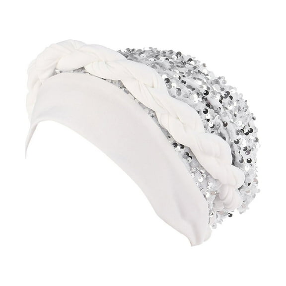 TRUBKH Headband Scarf Scarf Headbands for Women Nurse Headbands for Women Wide Headbands Towel Wrap Cotton Headbands for Women Bandana Headbands for Women White One Size